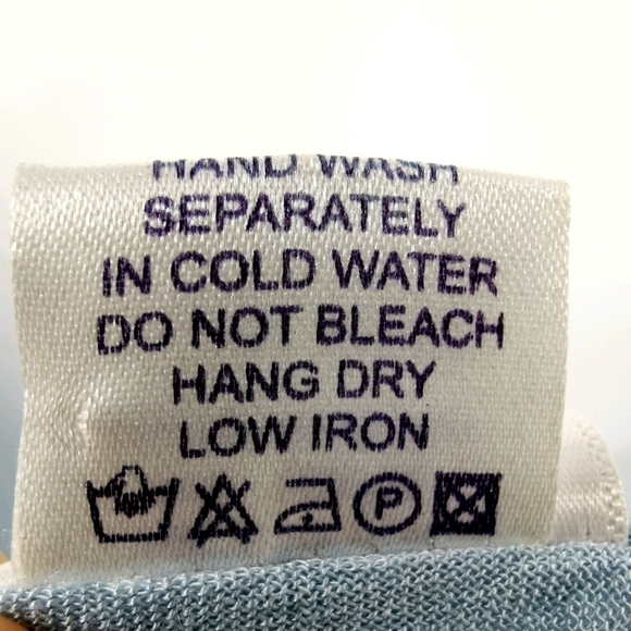 Noelle Women's One Size Blue Embroidered Tank Top - Picture 9 of 13